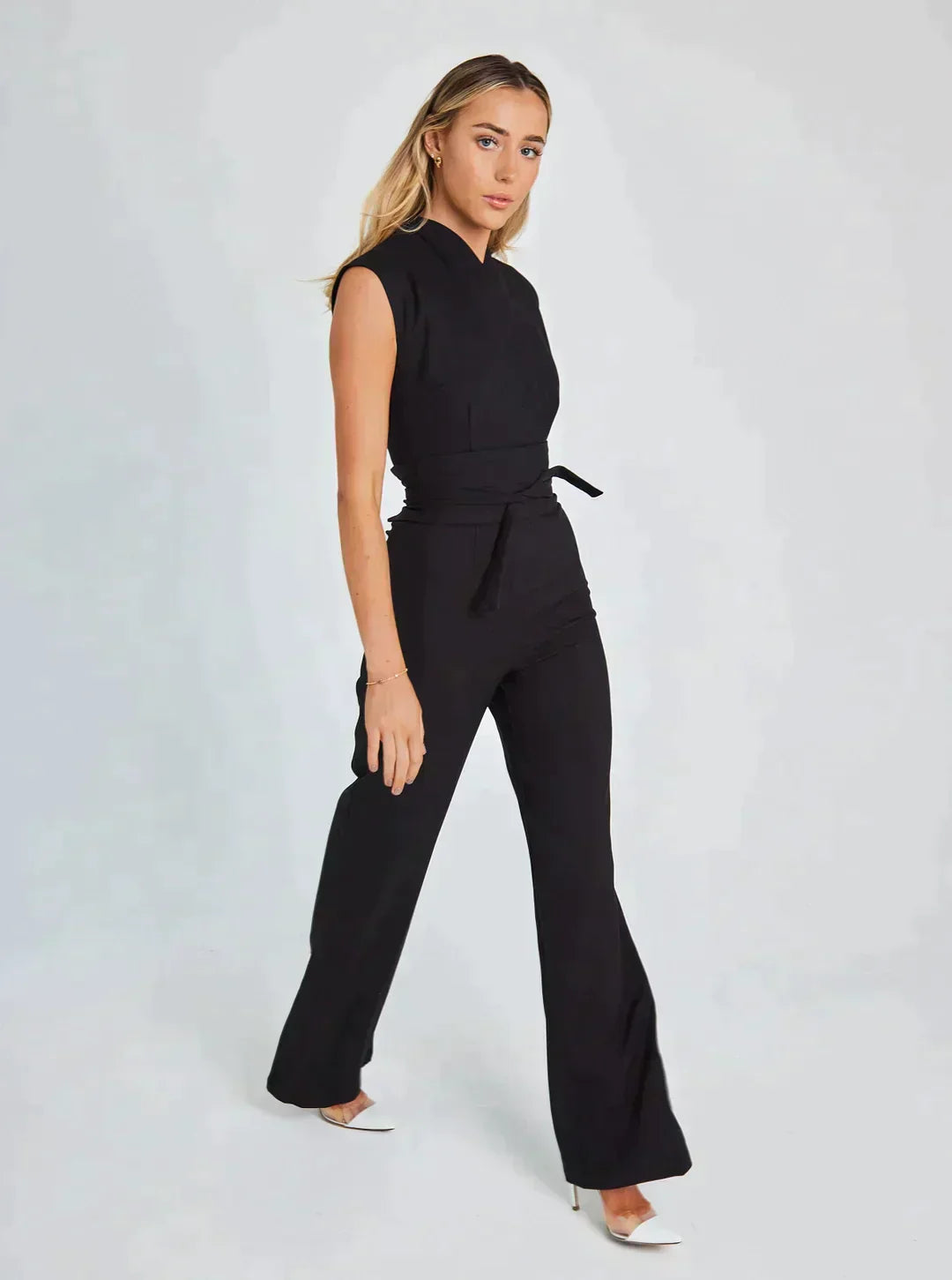 Clémence - Chique jumpsuit met wijde pijpen