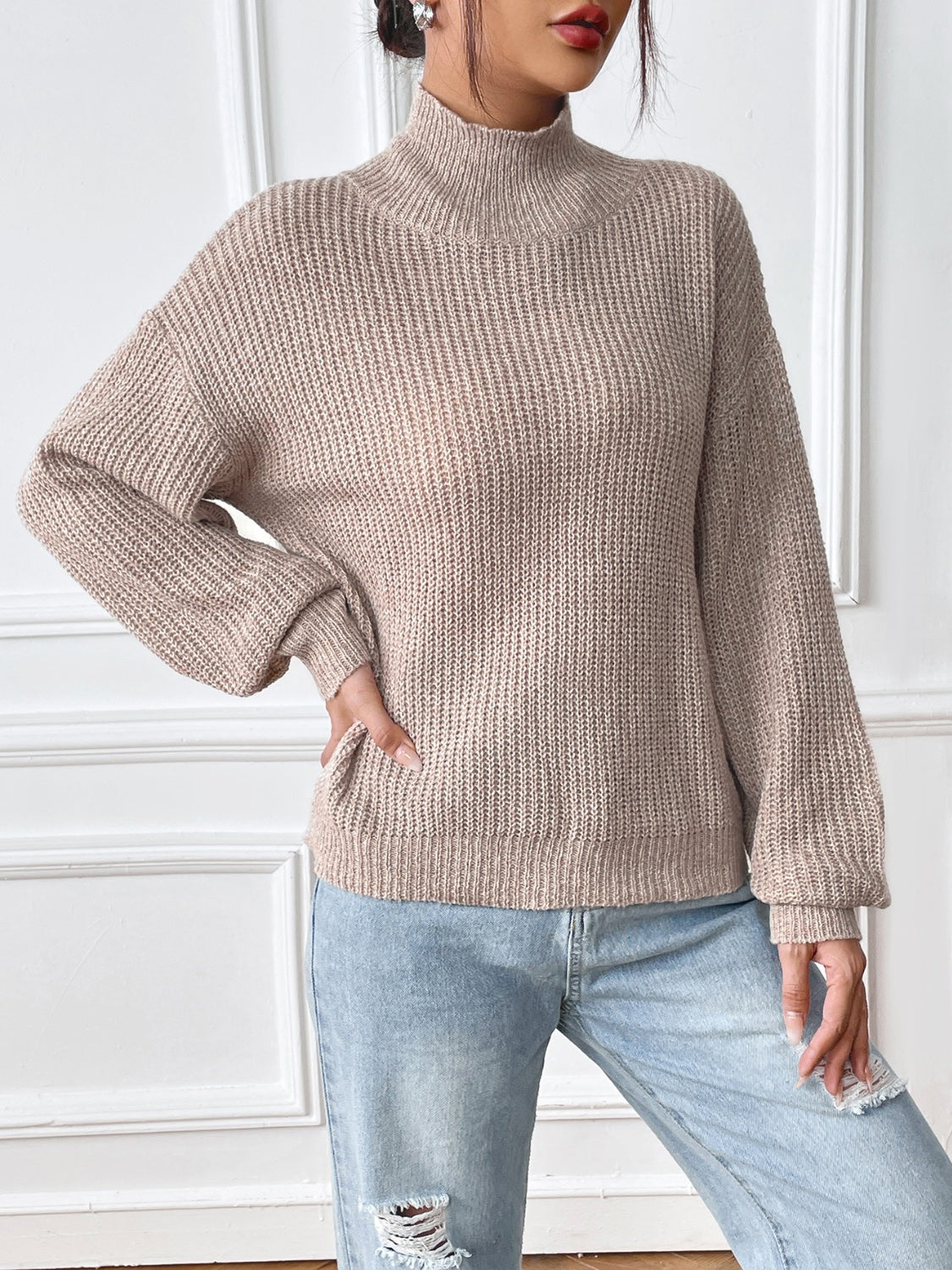 Zilah Trui | Casual Turtleneck Trui