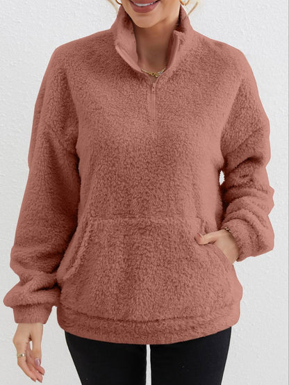 Sharon | Sweater Sweatshirt met rits