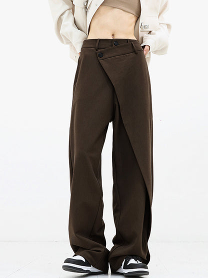 Sophia | Asymmetrische Broek | Moderne Elegantie | Luxe Stof