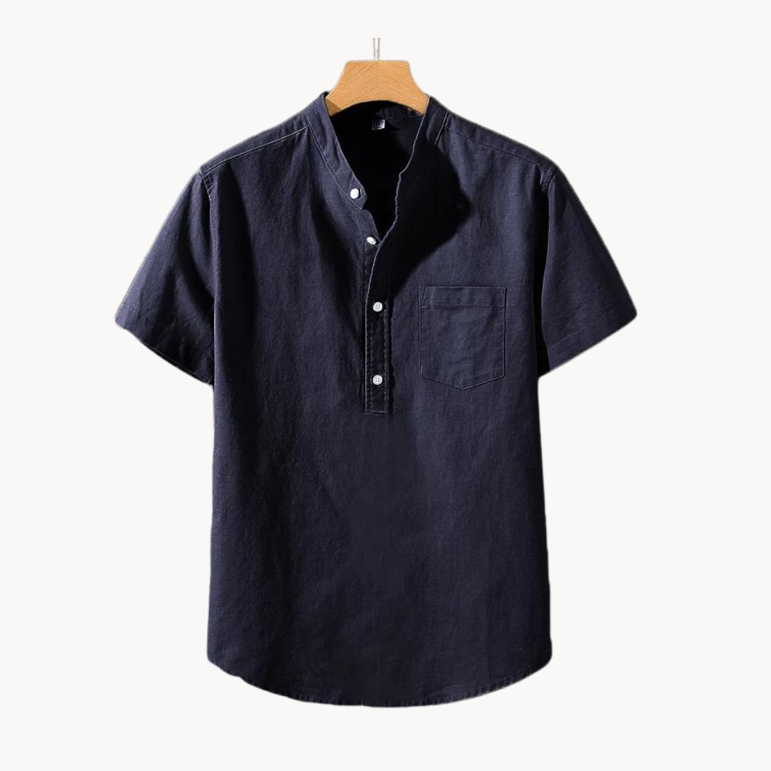 Arvid | Poloshirt van linnen