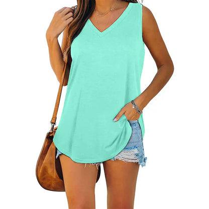 Nana - V-hals jersey tanktop