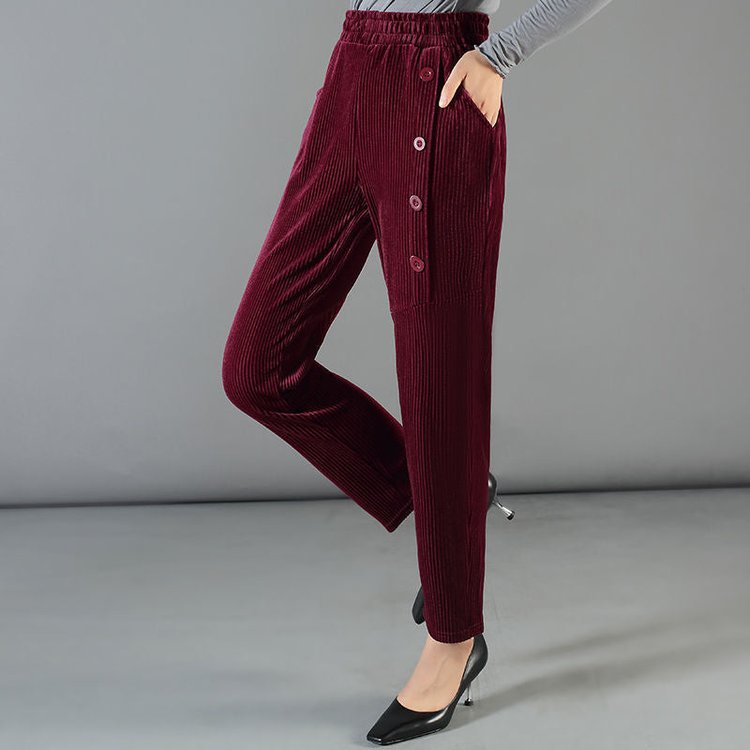 Leslie - Broek met veloursvoering