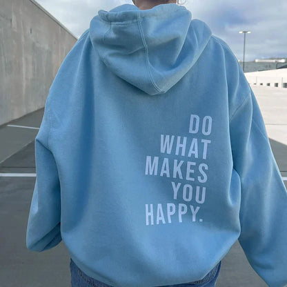 Faye - Stijlvolle hoodie met letters