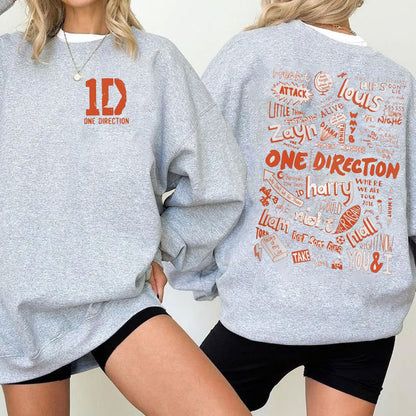 Heidi Mode | One Direction Crewneck Hoodie Alle Albums