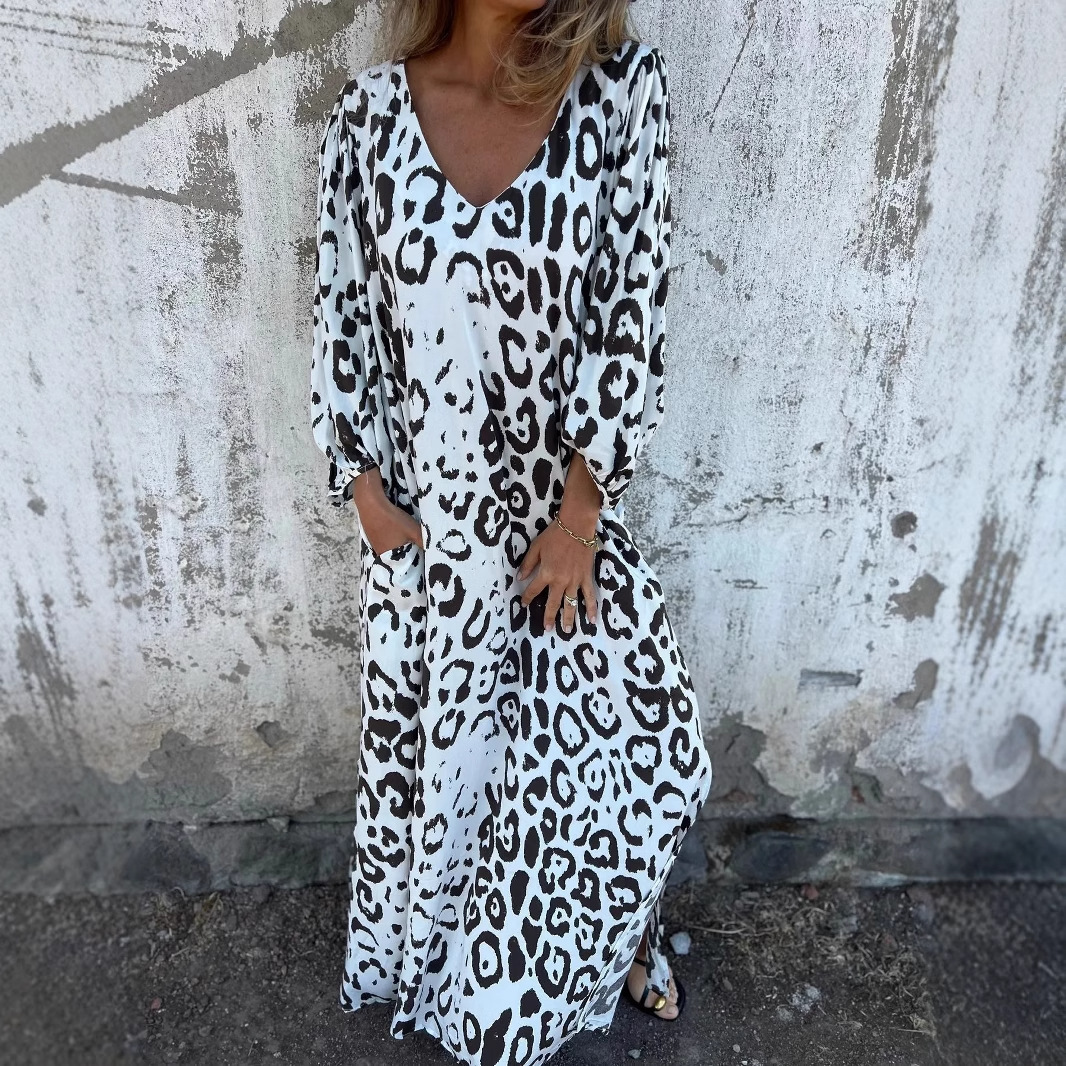 Jurk met luipaardprint