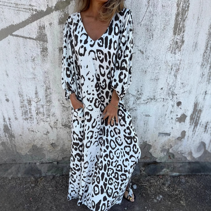 Jurk met luipaardprint
