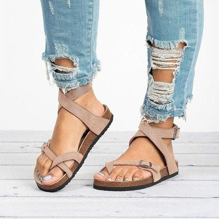 Leonora - Elegante sandalen met leren bandjes