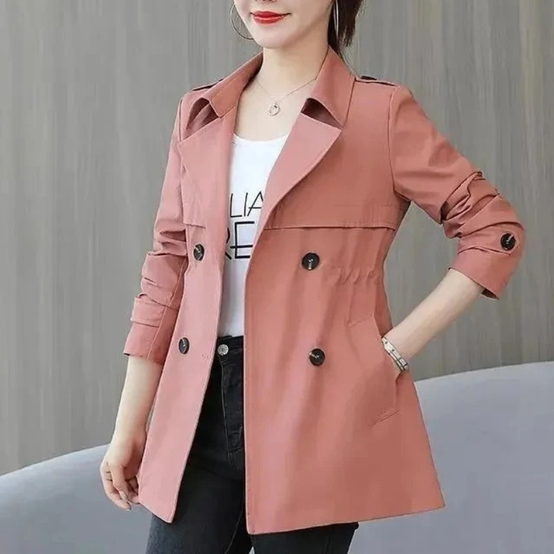 Blennie Coat | Women's Double Button Trench Coat