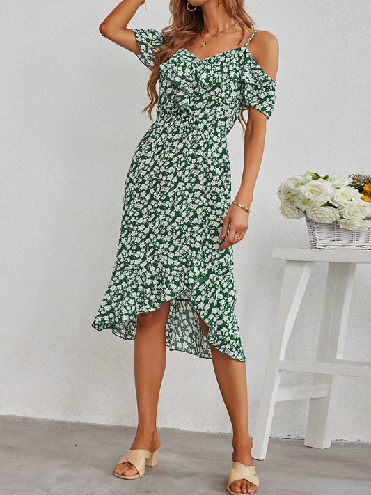 LD | Jurk met rok met print