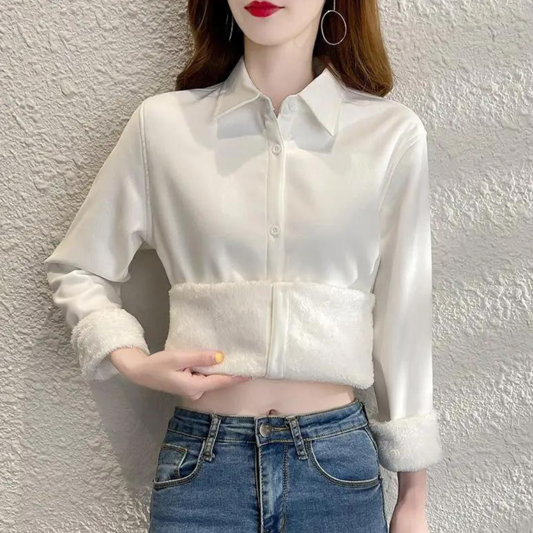 Eda - Blouse élégante en polaire