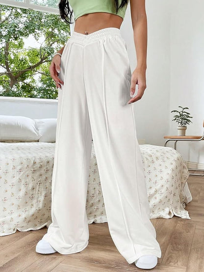 Broek met wijde pijpen voor dames