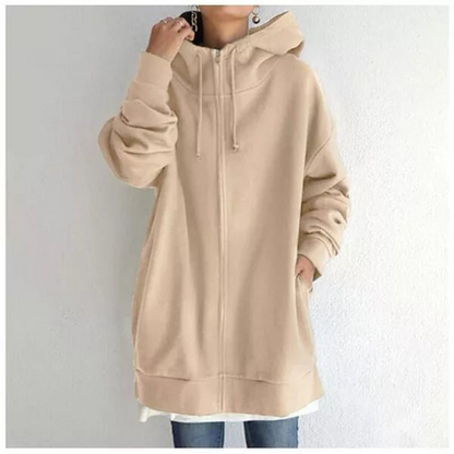 Sharon | Dames Long Hoodie Warm