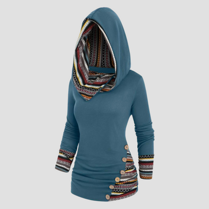 Marja - Bohemian-stijl hoodie voor dames