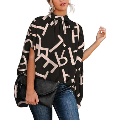 Genoveva - Blouse met abstracte prints