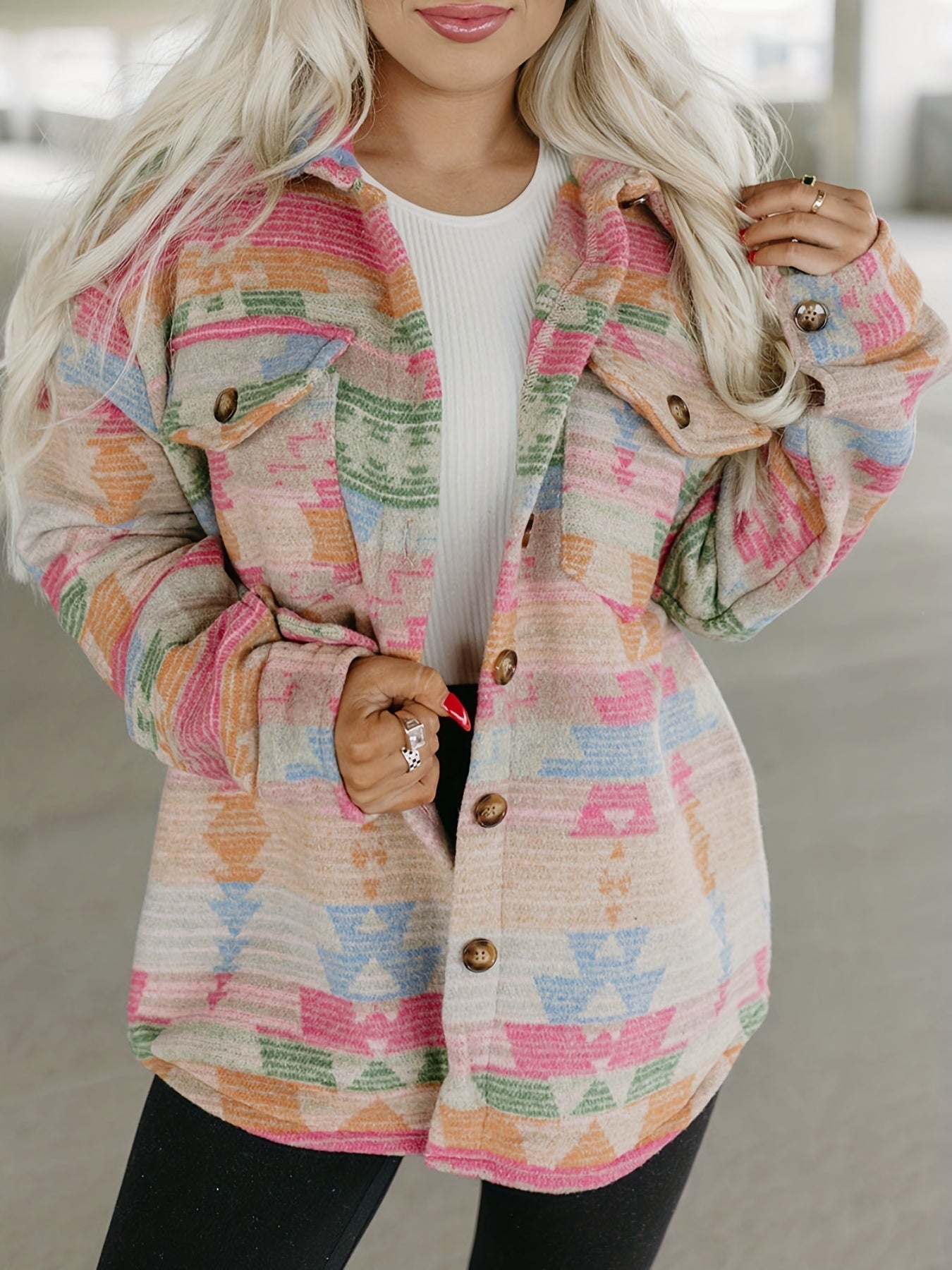 Felise Jacket | Women's Aztec Print Casual Jacket