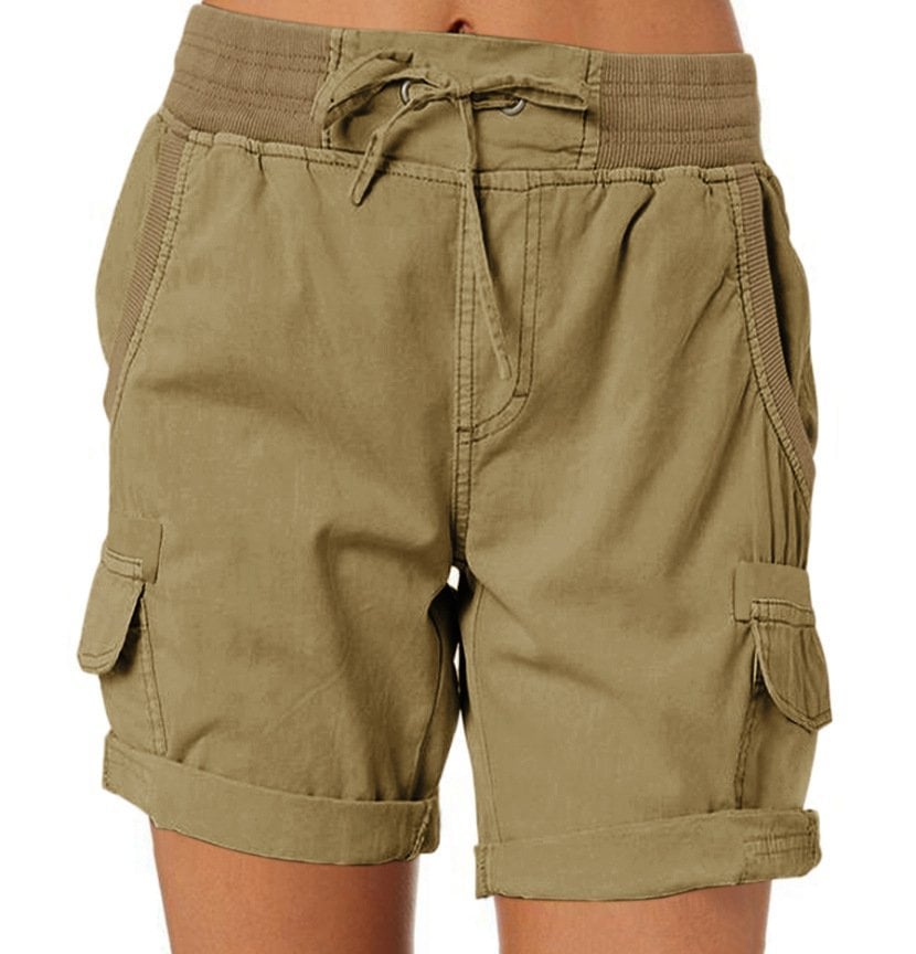Vrijetijdsshort met hoge taille voor dames