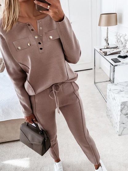 Clara - Dames Herfst Slim Casual Set