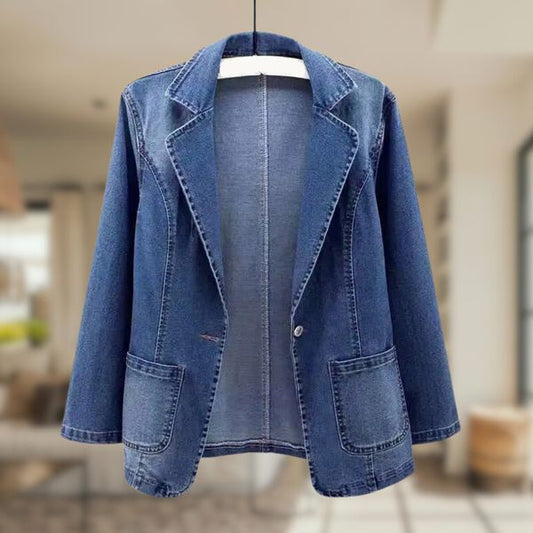 Denim blazer voor dames