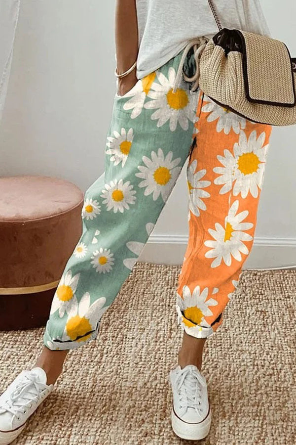 Aansluitende en luchtige broek