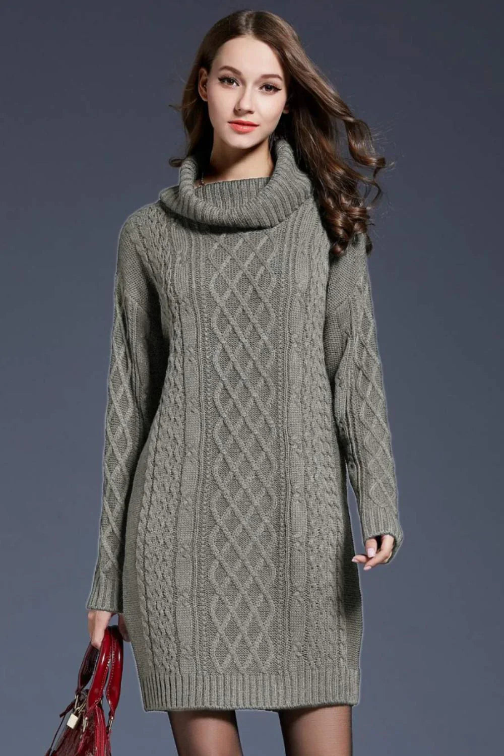 Els - Gebreide Sweater Jurk voor Herfst & Winter