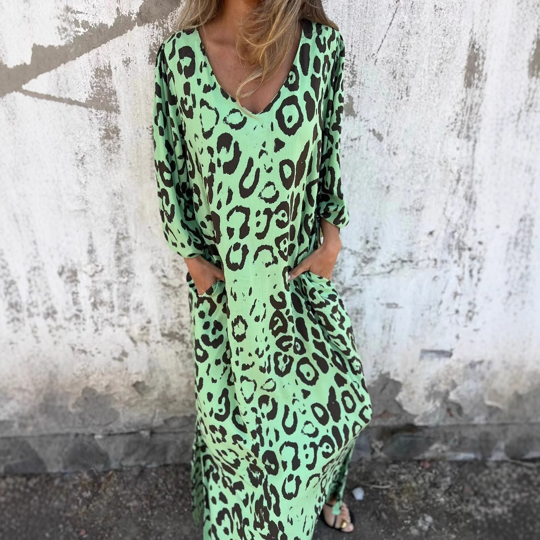 Jurk met luipaardprint