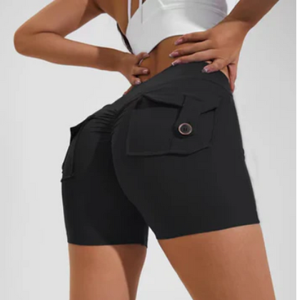 Korte broek met hoge taille