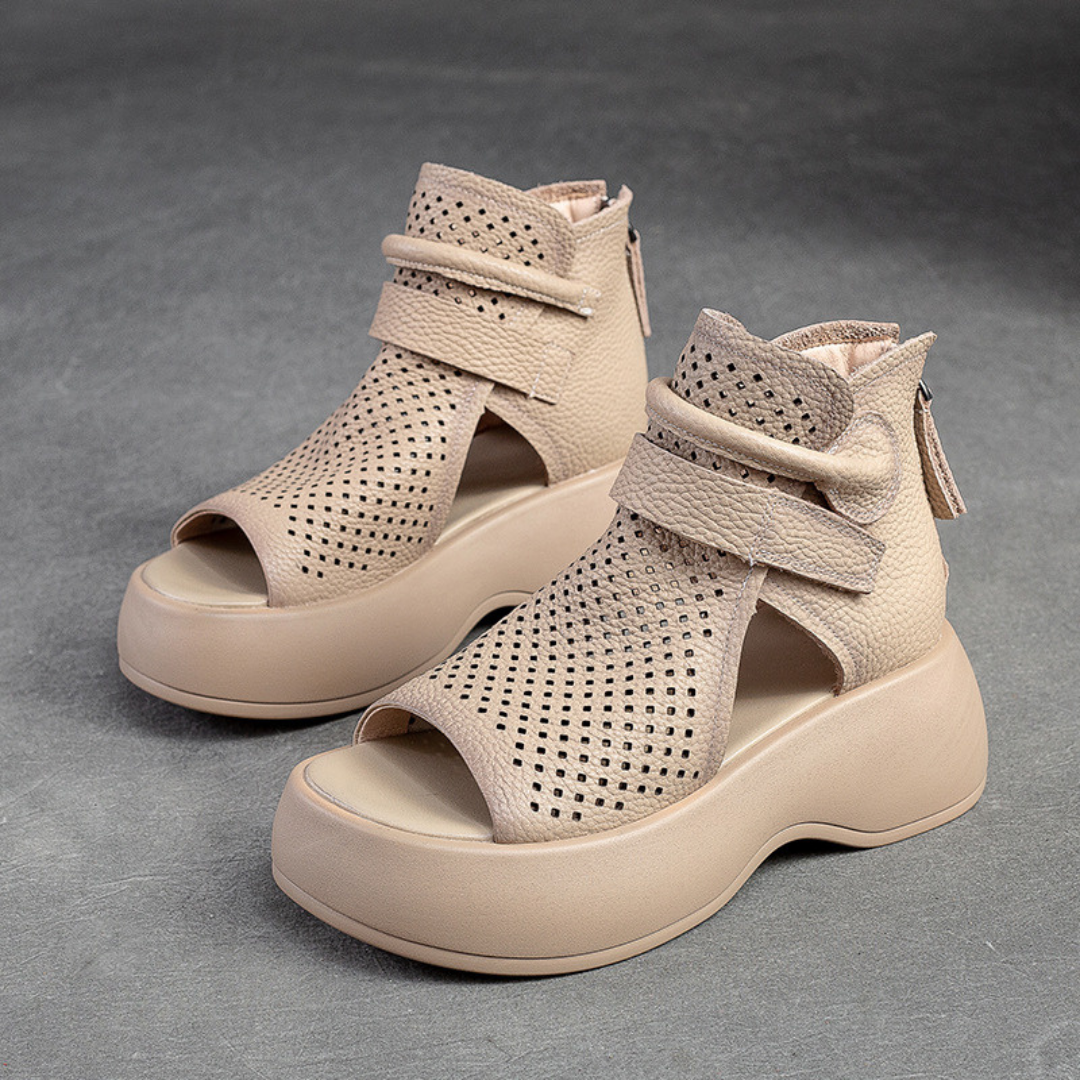 Platform Leather Sandals | Odia Sandals