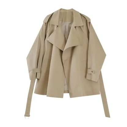 Arlette Coat | Women's Double-Brushed Lightweight Trench Coat