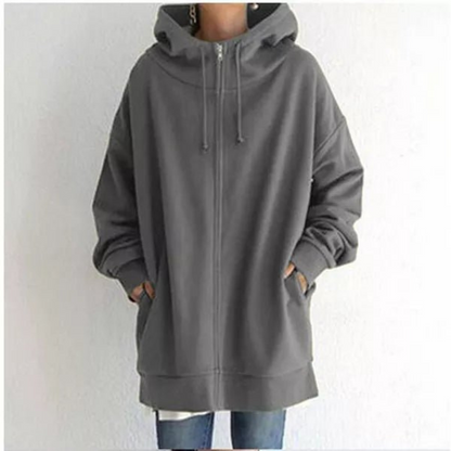 Sharon | Dames Long Hoodie Warm