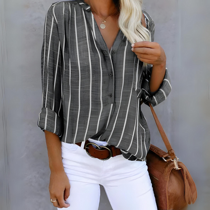 Jantien - Trendy gestreepte blouse voor dames