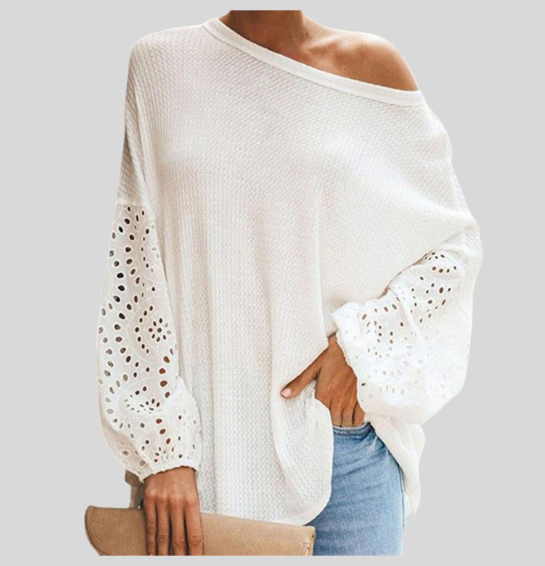 Off-the-shoulder blouse voor dames