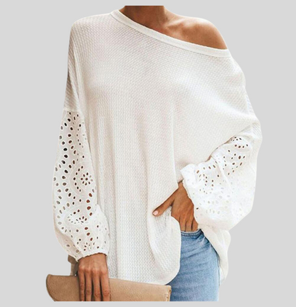 Off-the-shoulder blouse voor dames