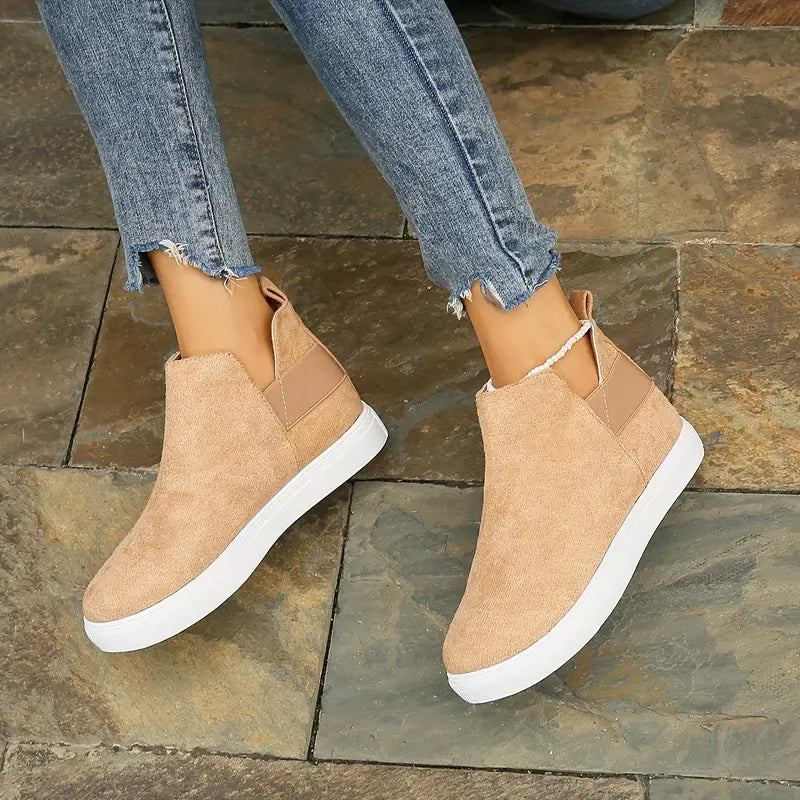 Shoes | Slip-On Suede Ankle Boots