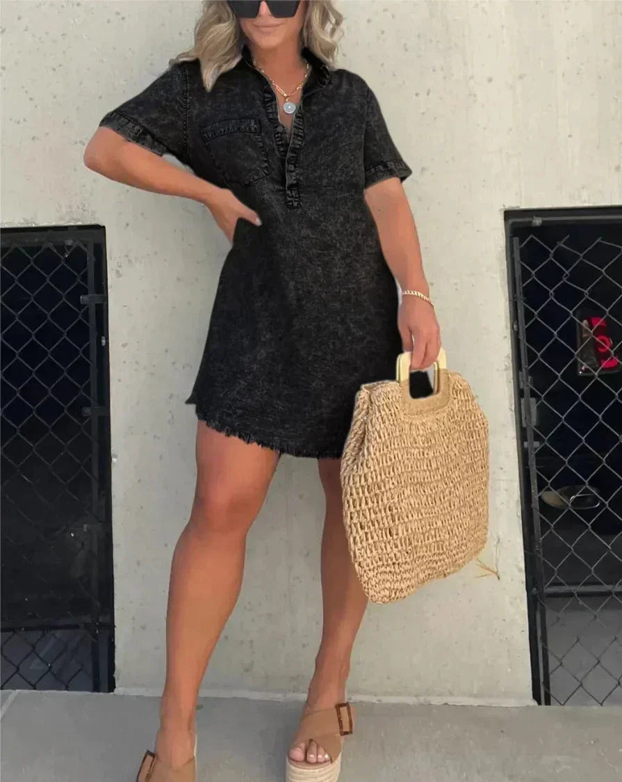 Jurk Denim shirt-blouse