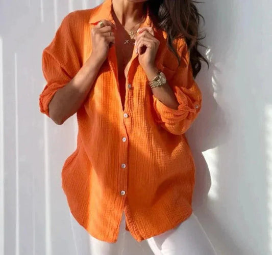 Damesblouse Tijdloos Hoogwaardig Materiaal Perfect voor Formele en Informele Gelegenheden