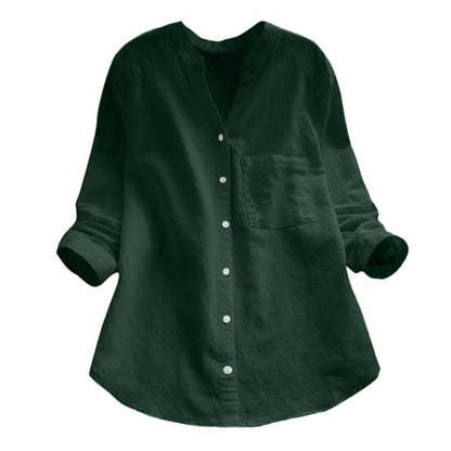 Katoen linnen casual shirt