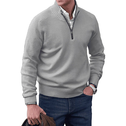 Benoit - Elegante Kasjmier Zip Sweater