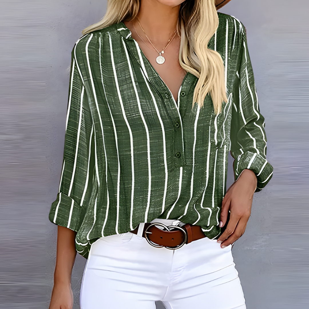 Jantien - Trendy gestreepte blouse voor dames