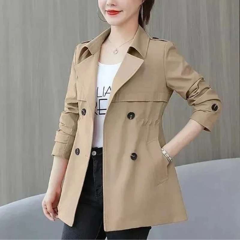 Blennie Coat | Women's Double Button Trench Coat