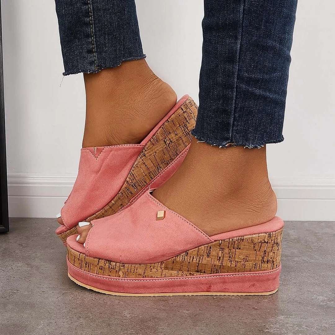 Shannon Comfortabele sandalen met veter en kurkzool Platformschoenen
