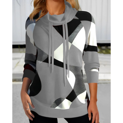 Sharon | Sweatshirt Met Capuchon Lange Mouw Dames Winter