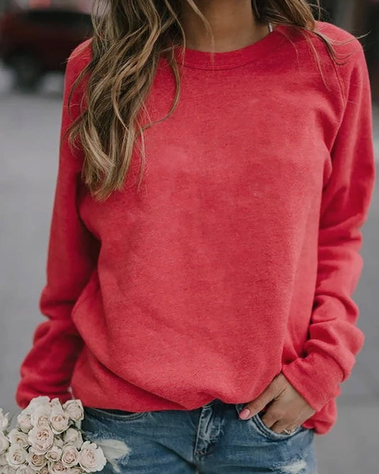 Sharon | Elegant en Comfortabel Sweatshirt Met Ronde Halslijn