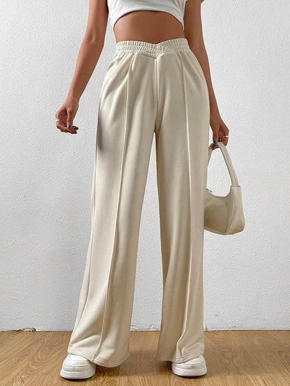 Broek met wijde pijpen voor dames