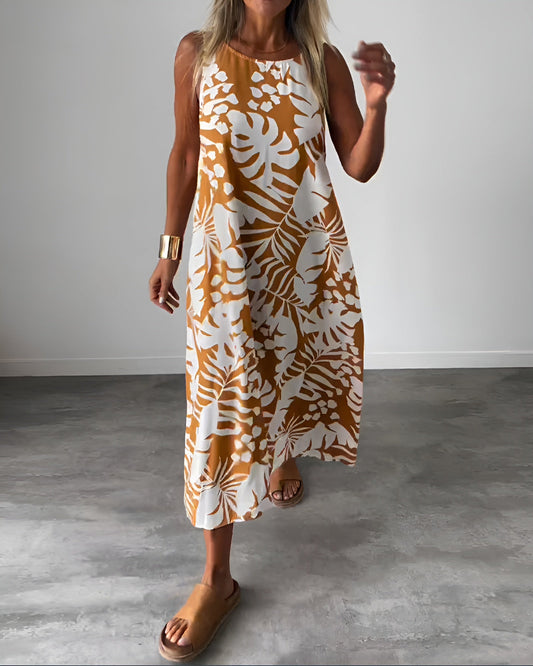 Elegante jurk zonder mouwen