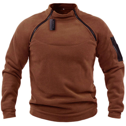 Zacharias Trui | Heren Fleece Zip-Up Trui