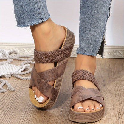 Hannah | Verweven Sandalen – Moeiteloos Moderne Look