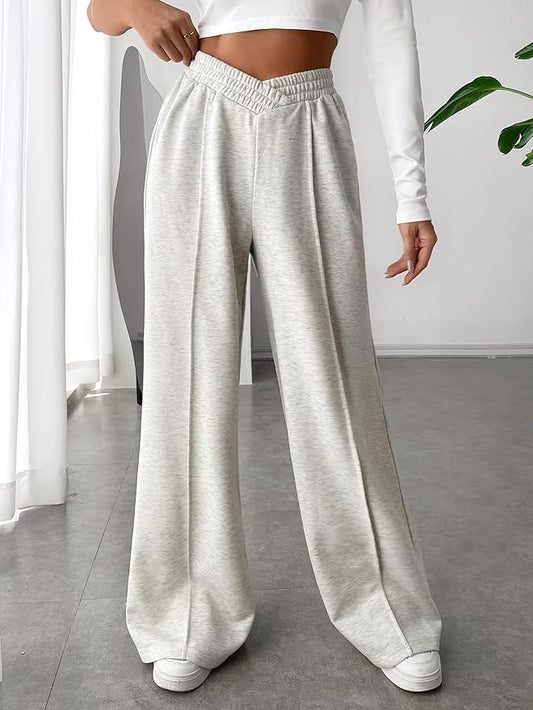 Broek met wijde pijpen voor dames