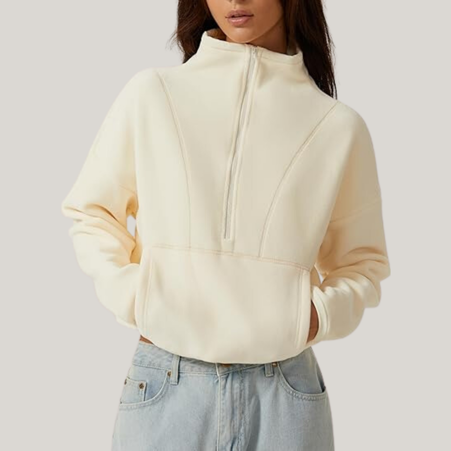 Sharon | Warm sweatshirt van polar fleece