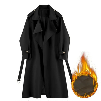 Arlette Coat | Women's Double-Brushed Lightweight Trench Coat